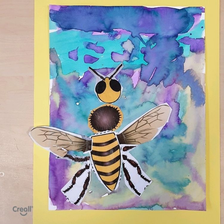 CR0201_1_1_Watercolour_bee_creall_painting